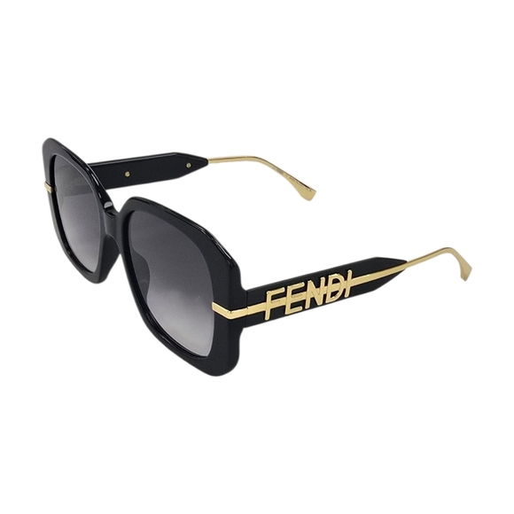 Chic Black and Gold Sunglasses